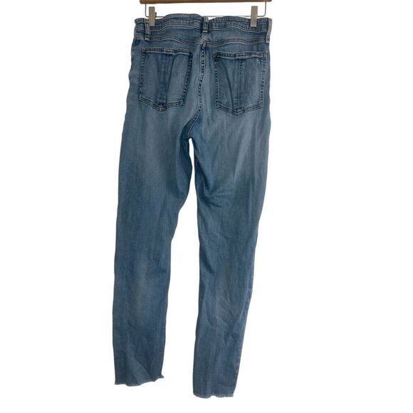 ✨Rag & Bone Nina High Rise Skinny Buttons Frayed Hem Sz 30 Jeans✨ - Picture 8 of 13